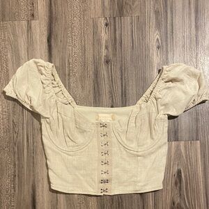 Altar’d State Corset Linen Top